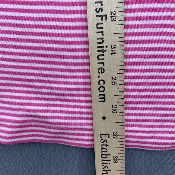 Polo Ralph Lauren Polo Shirt Mens XL Extra Large Striped White Pink Cotton - Picture 6 of 13